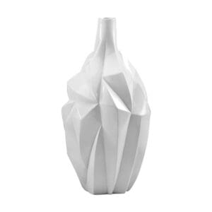 Glacier Vase | Gloss White Glaze - Medium