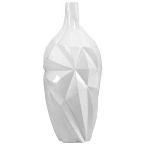 Glacier Vase | Gloss White Glaze - Large