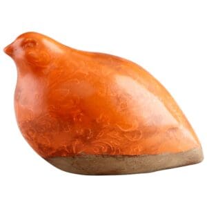 Partridge I Sculpture | Orange