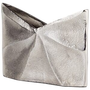 Clarice Vase | Raw Nickel - Small