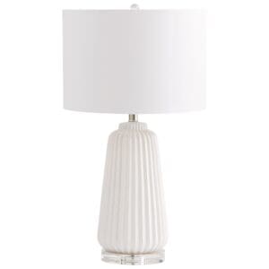 Delphine Table Lamp | White