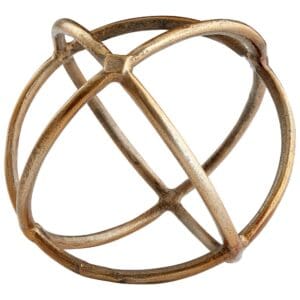 Jacks In Orbit Sphere | Gold - Large