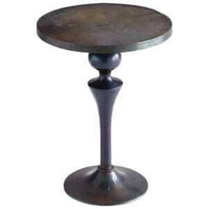 Gully Side Table | Bronze And Blue - Small