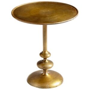 Tote Side Table | Antique Brass