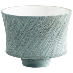 Selena Slab Planter | Oyster Blue - Small
