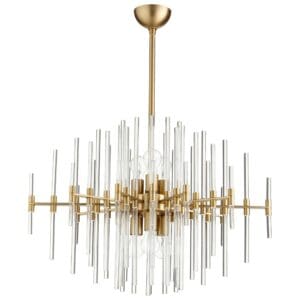 Quebec Pendant | Aged Brass - Wide