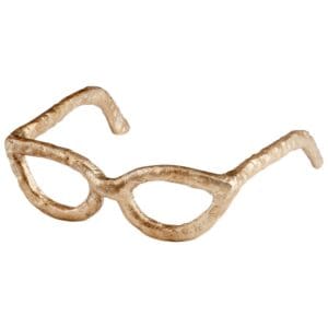 Cat Eyes Sculpture | Antique Silver