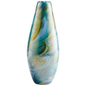 Chalcedony Vase | Multi Colored Blue - Small