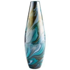 Chalcedony Vase | Multi Colored Blue - Medium