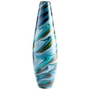 Chalcedony Vase | Multi Colored Blue - Large