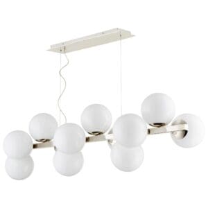 Atom Pendant 12-Light | Polished Nickel