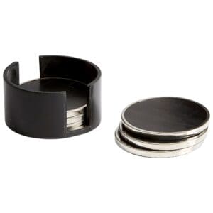 Jameson Coasters | Nickel And Black