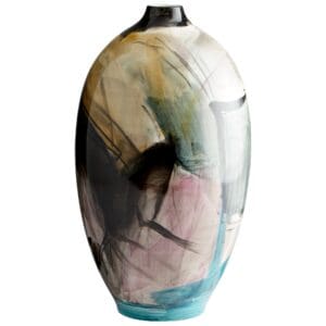 Carmen Vase #2 | Multi Colored Blue