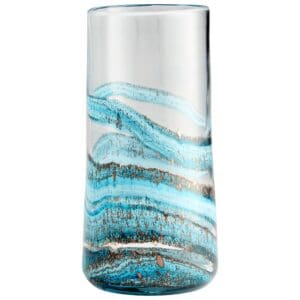 Rogue Vase | Blue & Gold Dust - Large