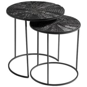 Quantum Nesting Tables | Bronze And Black