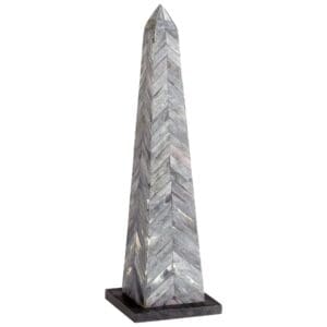 Herring Obelisk Sculpture | Grey And Black
