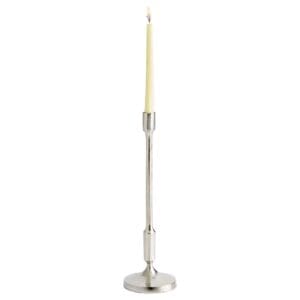 Cambria Candleholder | Nickel - Medium