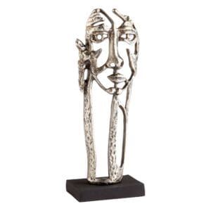 Visage Sculpture | Antique Nickel