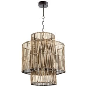 Hammond Pendant Bamboo | Rattan