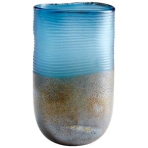 Europa Vase | Blue And Iron Glaze - Tall