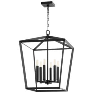 Hyperion Chandelier - 6-Light | Black - Large