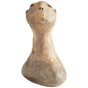 Pensive Java Sculpture | Rustic