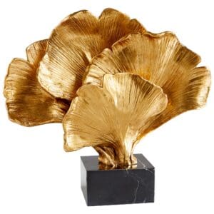 Gilded Bloom Sculpture | Gold