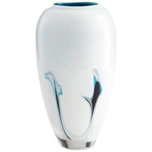 Deep Sky Vase | Blue And White - Medium