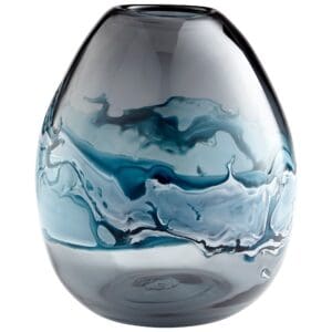 Mescolare Vase | Blue And White - Medium