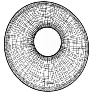 Silk Noir Mirror | Graphite - Medium