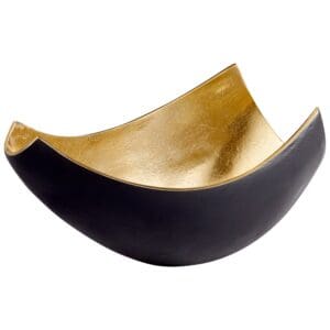 Boema Tray | Matte Black And Gold - Small