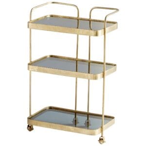 Taverna Bar Cart | Antique Brass