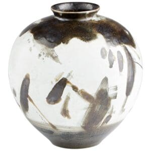 Mod Vase | Black And White - Medium