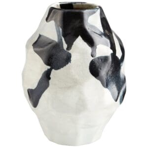Mod Vase | Black And White - Small