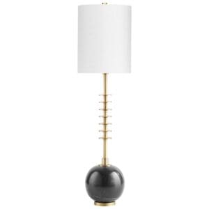 Sheridan Table Lamp Designed by J Kent Martin | Gold And Black