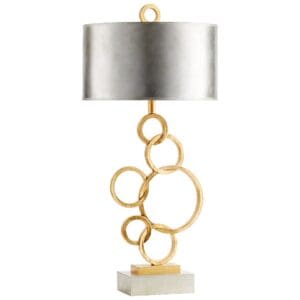 Cercles Table Lamp | Silver And Gold