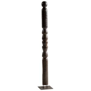 Kinsey Totem Sculpture Designed by J Kent Martin | Black - Medium