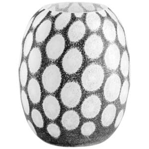 Brunson Vase | Brown And White - Large