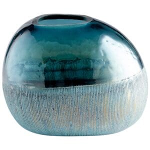 Cape Caspian Vase | Blue - Small
