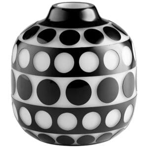 Petroglyph Vase | Black And White - Small
