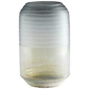 Alchemy Vase | Grey And Guilded Silver - Large