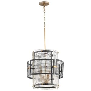 Panorama Chandelier | Noir & Aged Brass - Small