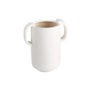 Dusty Miller Vase | White - Small