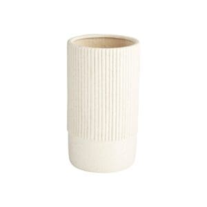 Harmonica Vase | White - Medium