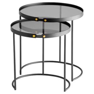 Flat Bow Tie Tables | Graphite