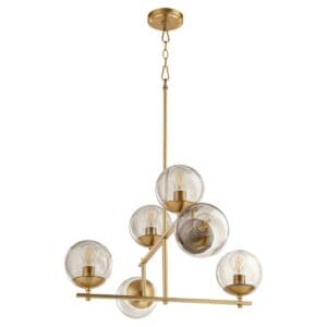 Edmonds Chandelier | Aged Brass