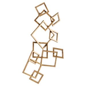 Soft Symphony Wall Decor | Antique Brass