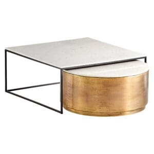 Nessman Nesting Tables | Bronze and Black