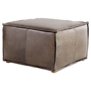 Lusso | Square Pouf -  Grey
