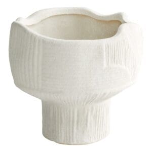 Astreae Pedestal Bowl | White - Small